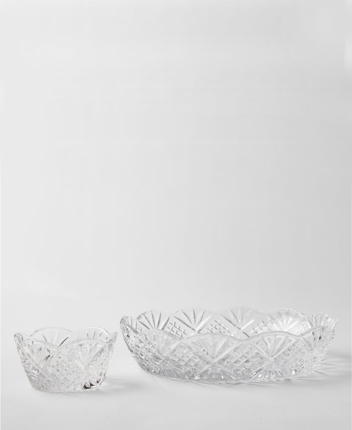 Paris Collection 2 Piece Chip & Dip - Transparent
