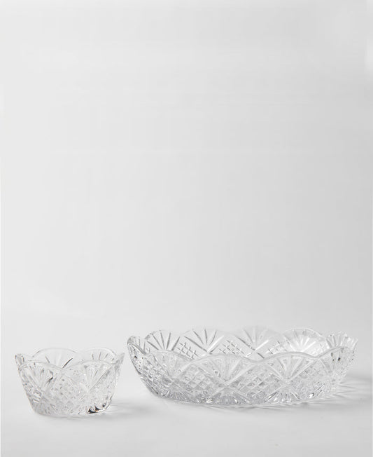 Paris Collection 2 Piece Chip & Dip - Transparent