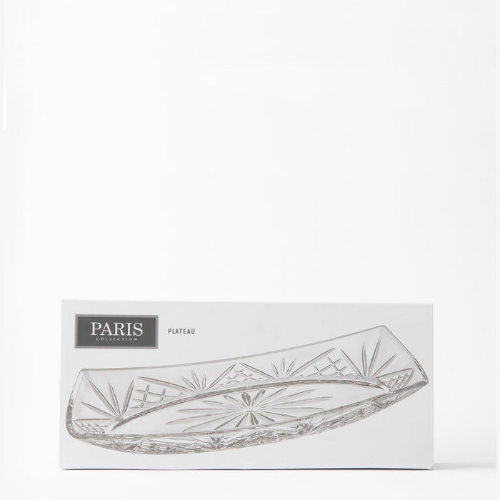 Paris Plateau Oval Platter - Transparent