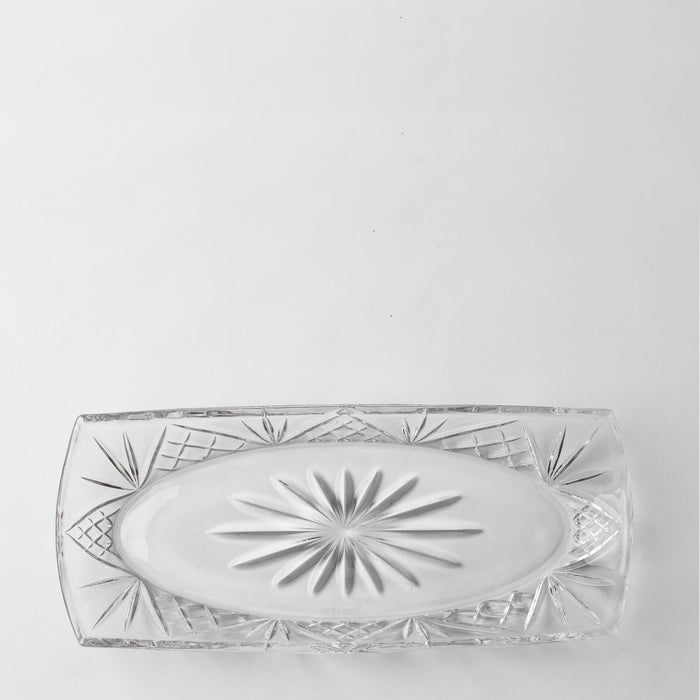 Paris Plateau Oval Platter - Transparent