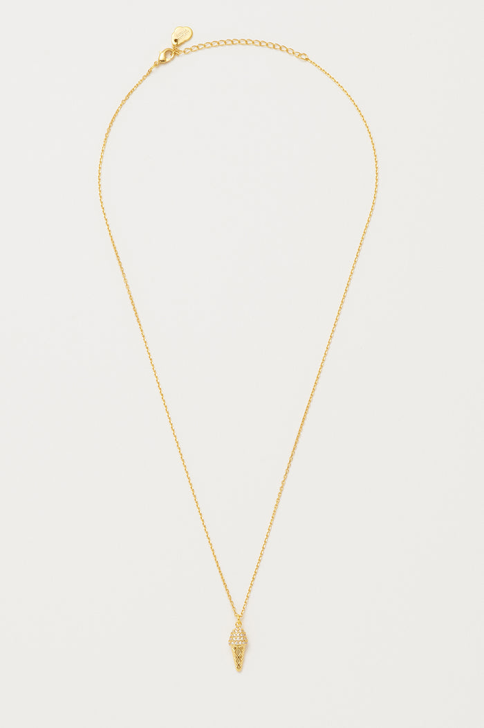 Pave Ice Cream Pendant
