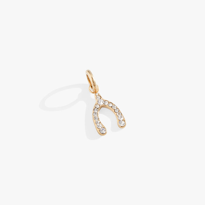 Pave Wishbone Interchangeable Charm