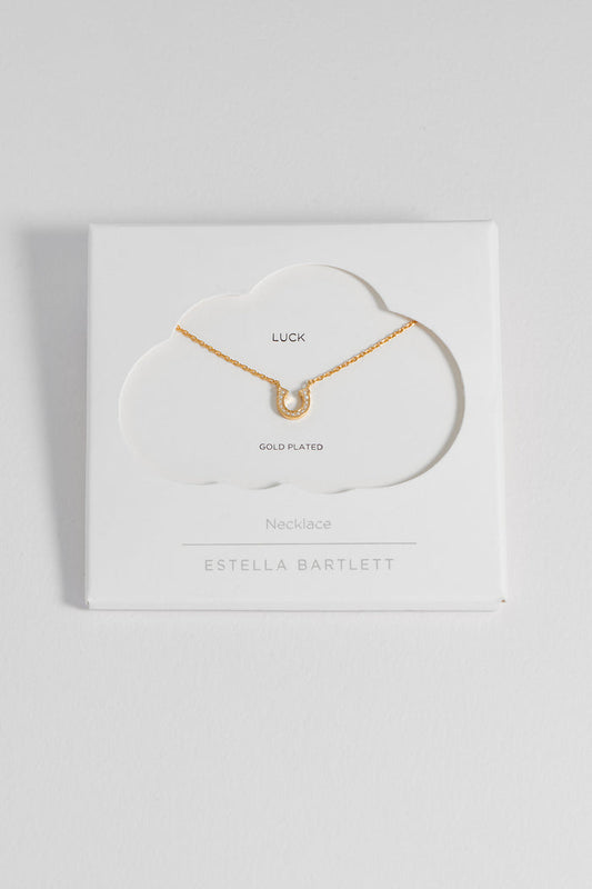 Pearl Horseshoe Necklace