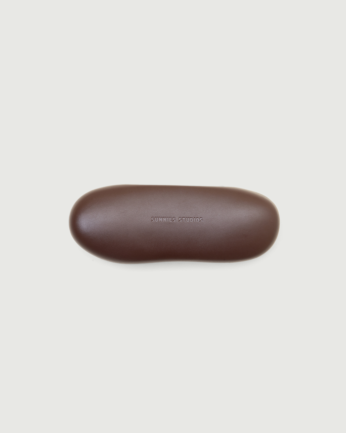 Ganache::Blobject Hardcase Eyewear case brown  front
