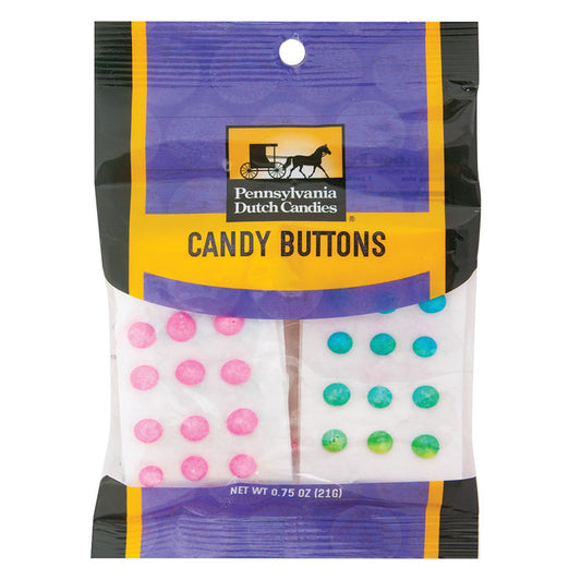 Pennsylvania Dutch Co. Candy Buttons Peg Bag - 12 Count