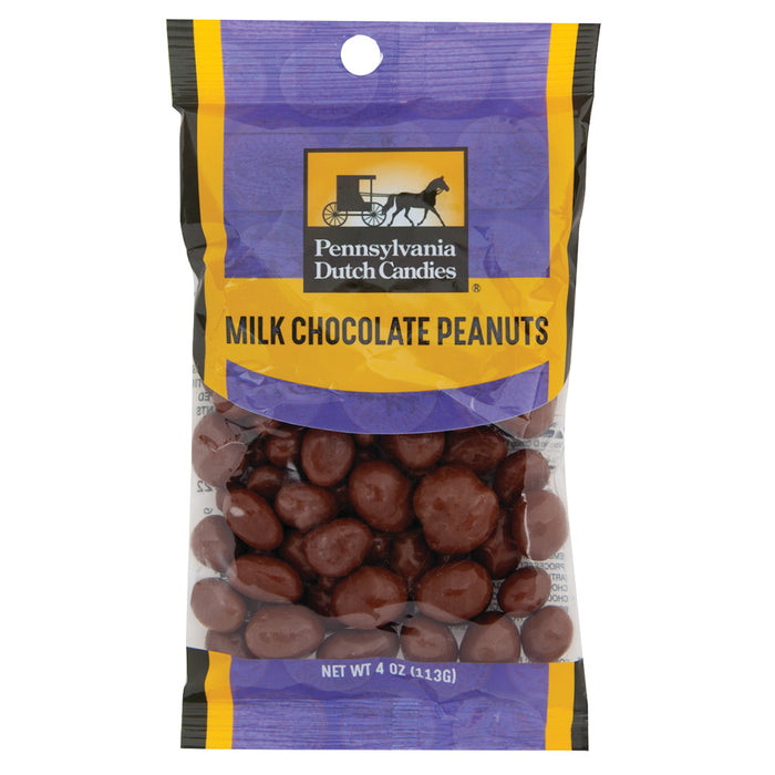 Pennsylvania Dutch Co. Chocolate Covered Peanuts Candy Peg Bag - 12 Count