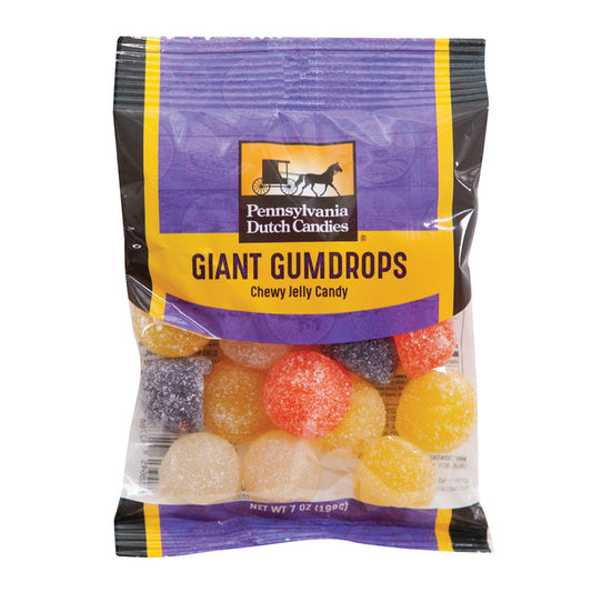 Pennsylvania Dutch Co. Giant Gumdrops Candy Peg Bag - 12 Count