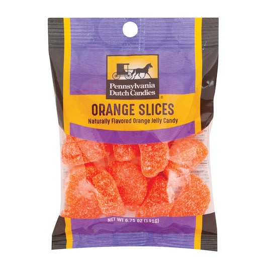 Pennsylvania Dutch Co. Orange Slices Gummy Candy Peg Bag - 12 Count