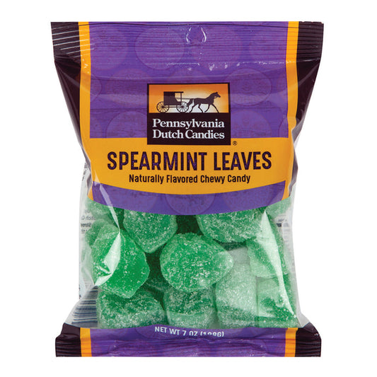 Pennsylvania Dutch Co. Spearmint Leaf Delights Gummy Candy Peg Bag - 12 Count
