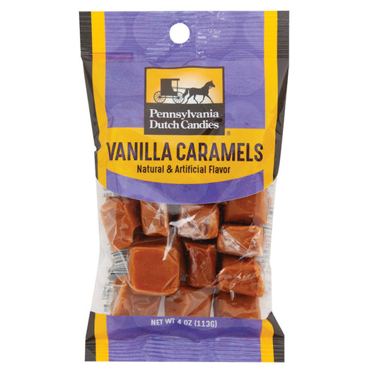 Pennsylvania Dutch Co. Vanilla Caramel Hard Candy Peg Bag - 12 Count