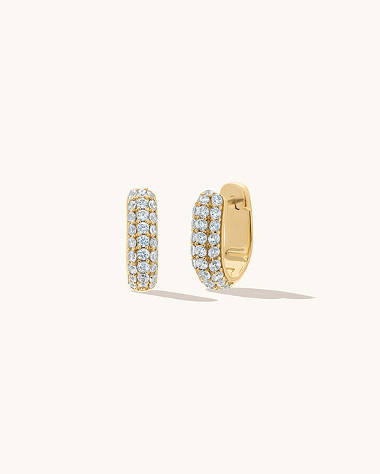 Perfect Pavé Hoops