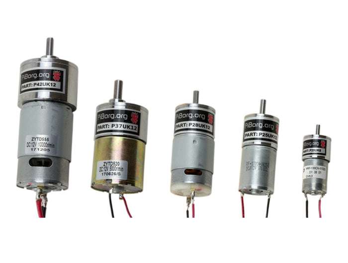 PiBorg 20D Motor - 6V 180RPM [Discontinued] by ModMyPi - The Pi Hut