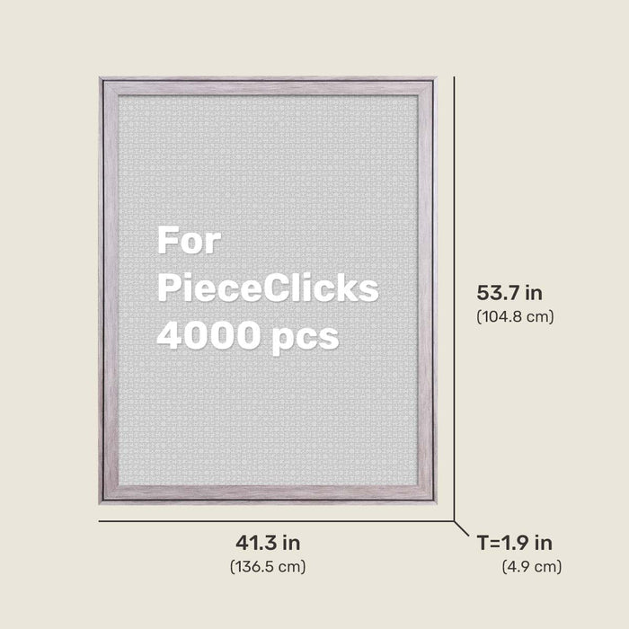 Your top choice for PieceClicks puzzle display (fits product codes starting with U). Assemble a professional frame easily with simple tools for the perfect puzzle showcase.