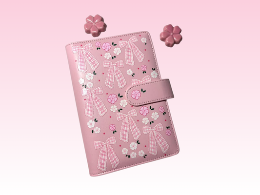 Pink Bow Coquette | Binder Bundle | A6 Rings