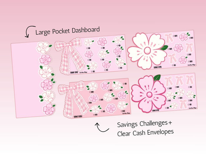 Pink Bow Coquette | Binder Bundle | A6 Rings
