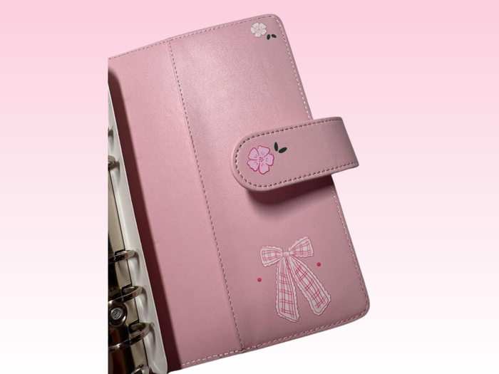 Pink Bow Coquette | Binder Bundle | A6 Rings