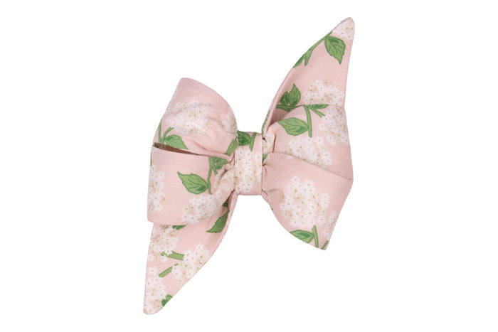 Pink Hydrangeas Belle Bow - Crew LaLa