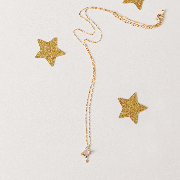 Pink Jupiter Necklace