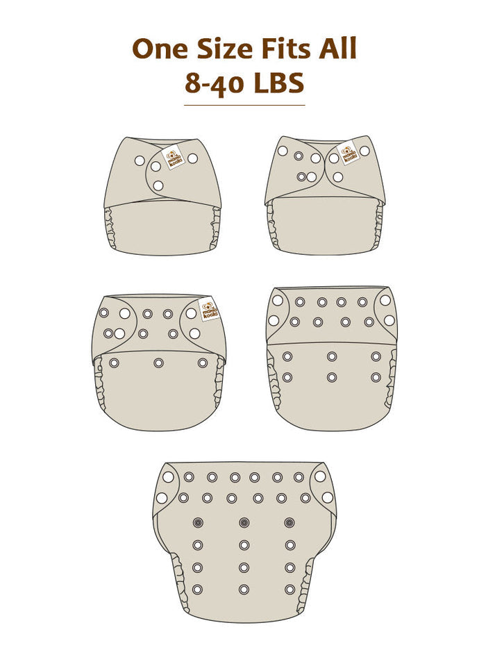 Pocket Diaper 3.0 - K3PSD97013U - Suede Cloth Lining