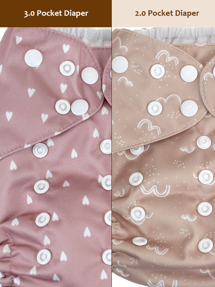 Pocket Diaper 3.0 - K3PSD98009U - Suede Cloth Lining