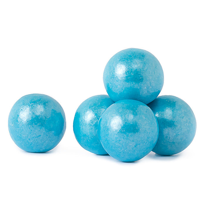 Powder Blue Shimmer Tutti Frutti Flavored Gumball Candy - 12 LB Bulk