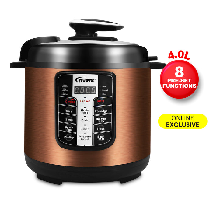 PowerPac 4L Electric Pressure Cooker 4.0L (PPC411A)