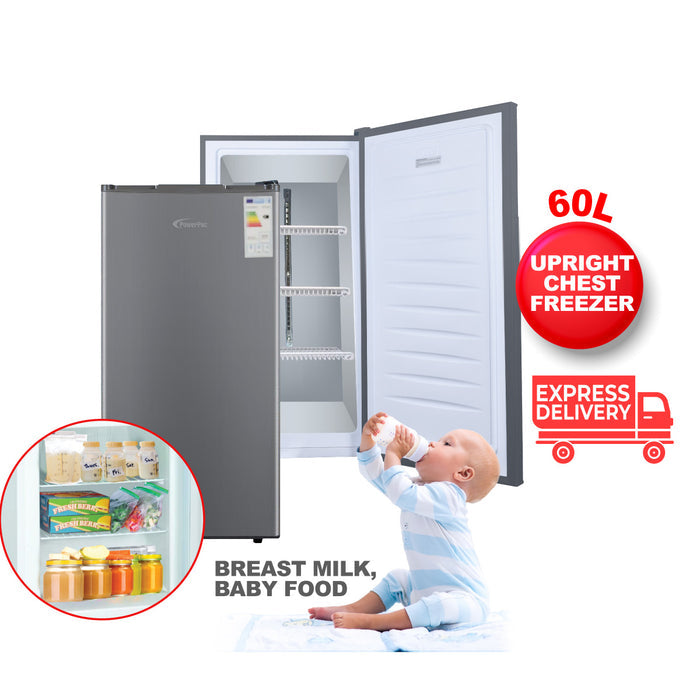 PowerPac Chest freezer, Mini freezer, Hygienic, Freezer for Breast Milk 60L (PPFZ60)