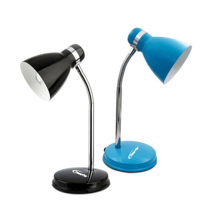PowerPac LED Desk Lamp, children learning Table Lamp (PP3007) Black