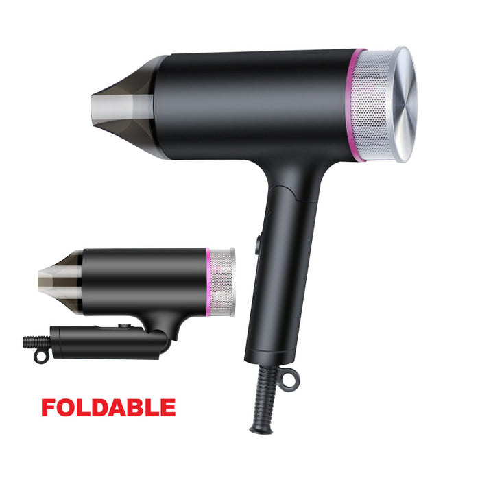 PowerPac Turbo Travel Hair Dryer, Foldable Hair Dryer, 1600W (PPH2600)