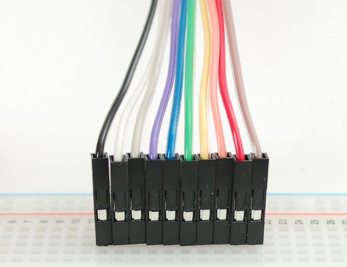 Premium Jumper Wires 40pk (Male/Female) 100mm by ModMyPi - The Pi Hut