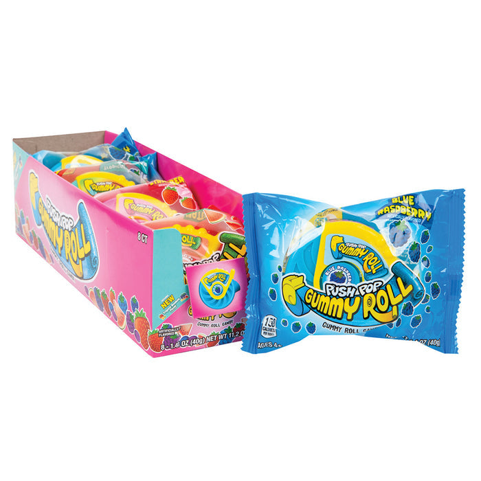 Push Pop Gummy Roll Candy - 8 Count