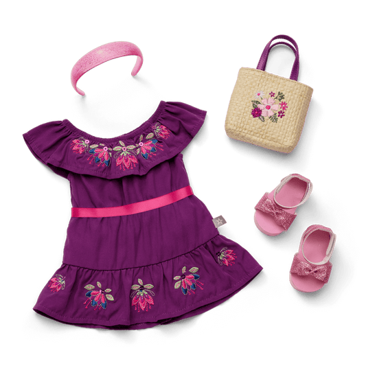 Raquel's™ Beach Party Dress for 18-inch Dolls (Girl of the Year™ 2026)