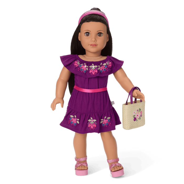 Raquel's™ Beach Party Dress for 18-inch Dolls (Girl of the Year™ 2026)