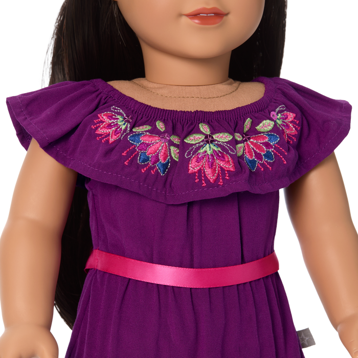 Raquel's™ Beach Party Dress for 18-inch Dolls (Girl of the Year™ 2026)