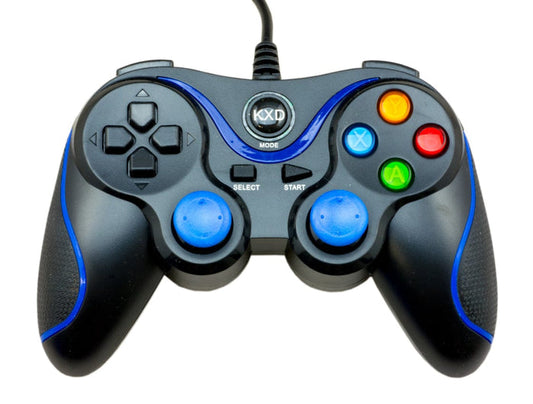 Raspberry Pi Compatible USB Gamepad (Blue) [Discontinued] by ModMyPi - The Pi Hut