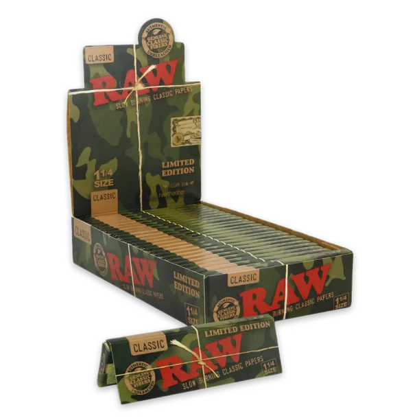 RAW Classic Camo 1 1/4 24ct 50leaves Pack