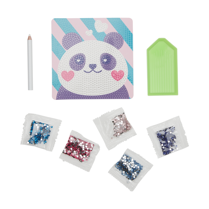 OOLY view of Razzle Dazzle DIY Gem Art Kit - Pretty Panda contents