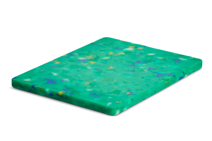 Recycled Plastic Cutting Board XS Green Confetti
