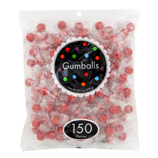 Red Cherry Wrapped Gumballs - 4 Count
