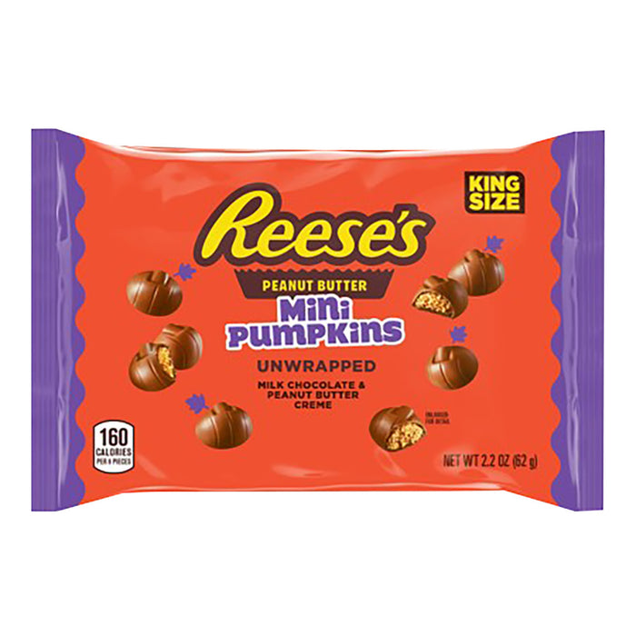 Reese's King Size Mini Pumpkins Candy - 16 Count