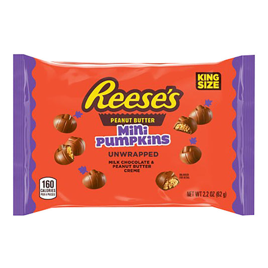 Reese's King Size Mini Pumpkins Candy - 16 Count