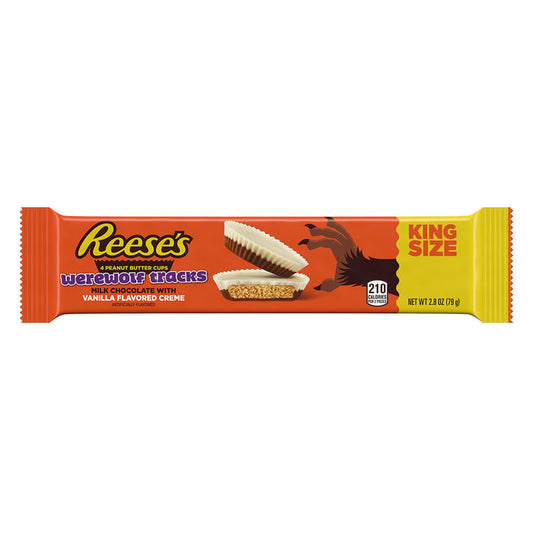 Reese's King Size Werewolf Tracks Candy Bar - 24 Count