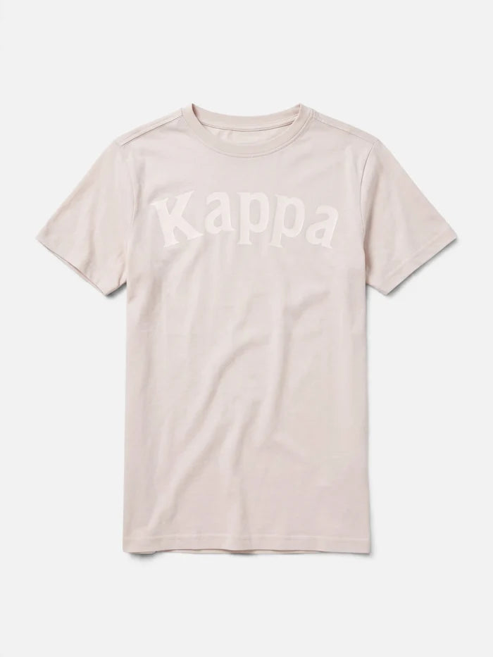 Remera Kappa 222 Banda Balima Gris Lt - Blanco