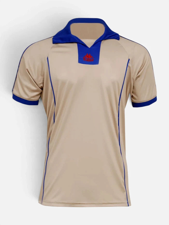 Remera Kappa 222 Banda Jersey Beige-Azul France