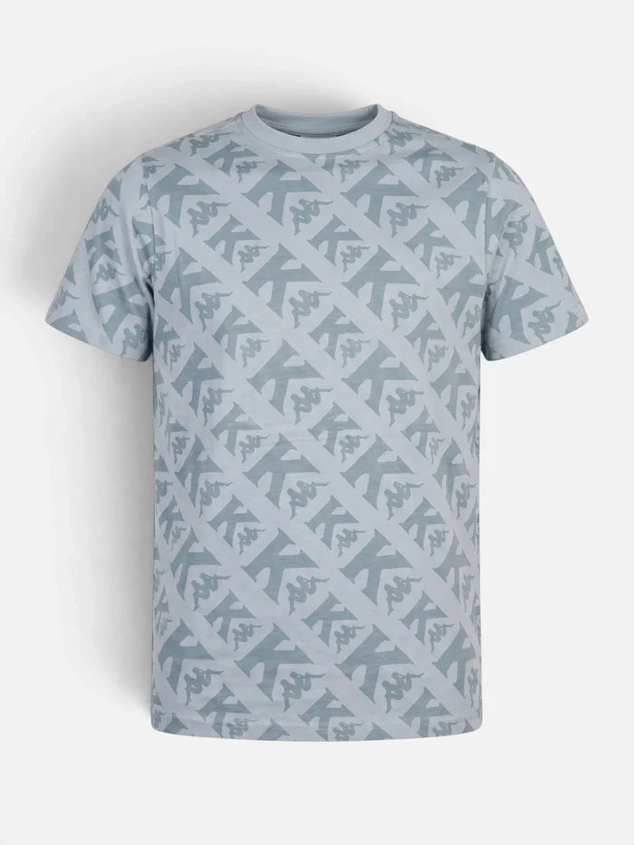 Remera Kappa Authentic Fool Azul Stone