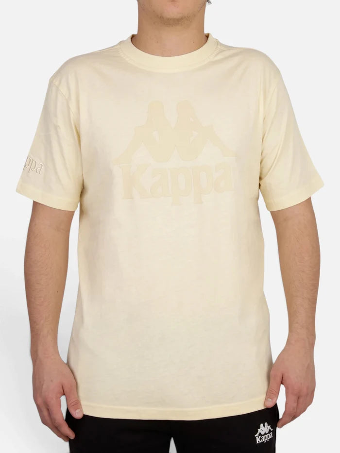 Remera Kappa Authentic Tahitix Beige Biscuit