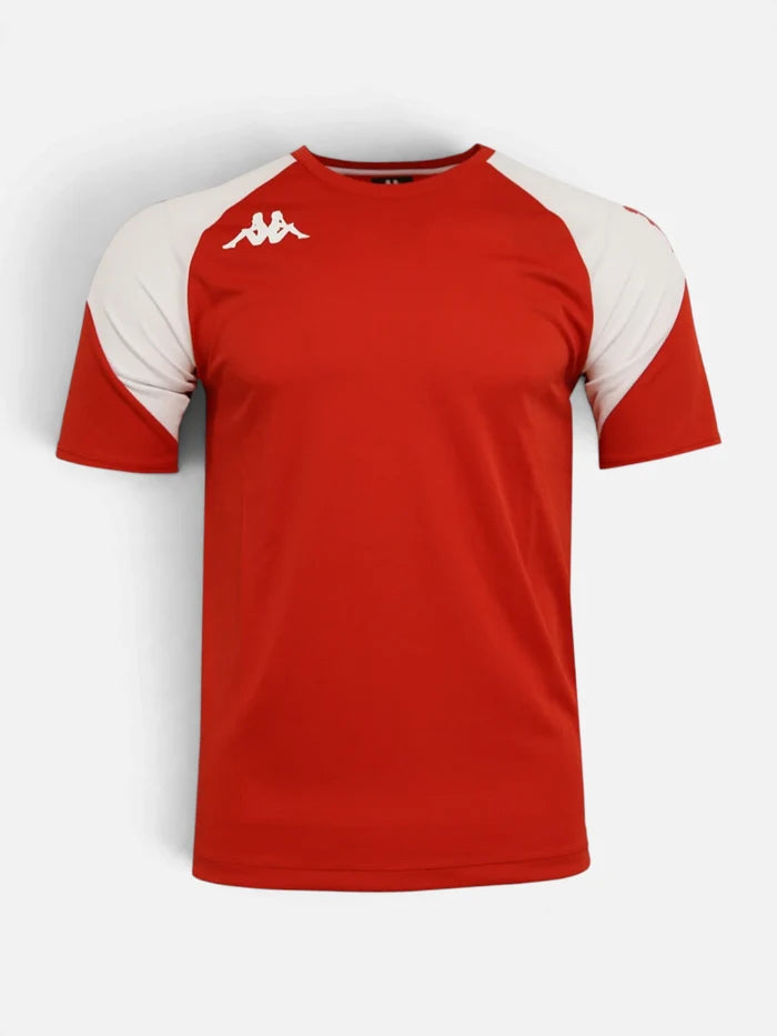 Remera Kappa Kappa4football  Loreto Rojo Blanco