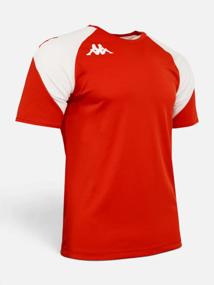 Remera Kappa Kappa4football  Loreto Rojo Blanco