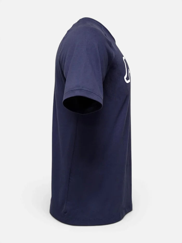 Remera Kappa Logo Syaro T-Shirt Azul Marine
