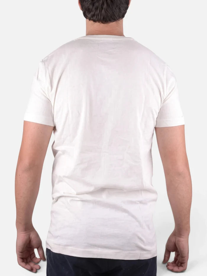 Remera Kappa Logo Syaro T-Shirt Bright Blanco